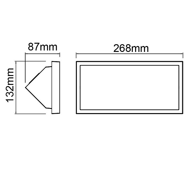 Уличный настенный светодиодный светильник Mantra Creek 8861 Фото № 2