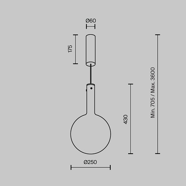 Подвесной светодиодный светильник Maytoni Nebula MOD182PL-L6W3K изображение 3 Подвесной светодиодный светильник Maytoni Nebula MOD182PL-L6W3K Фото № 3