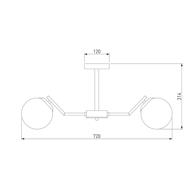 Подвесная люстра Eurosvet Frost 70154/6 хром изображение 3 Подвесная люстра Eurosvet Frost 70154/6 хром Фото № 3
