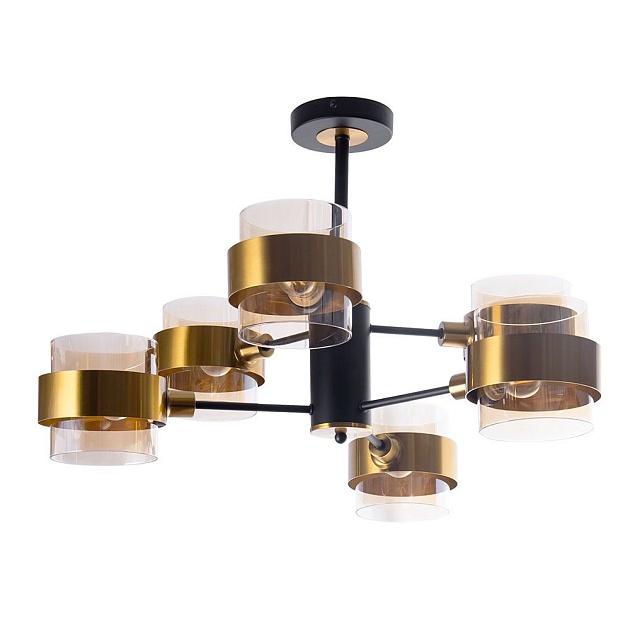 Потолочная люстра Arte Lamp Carlo A8205SP-6BK Фото № 1