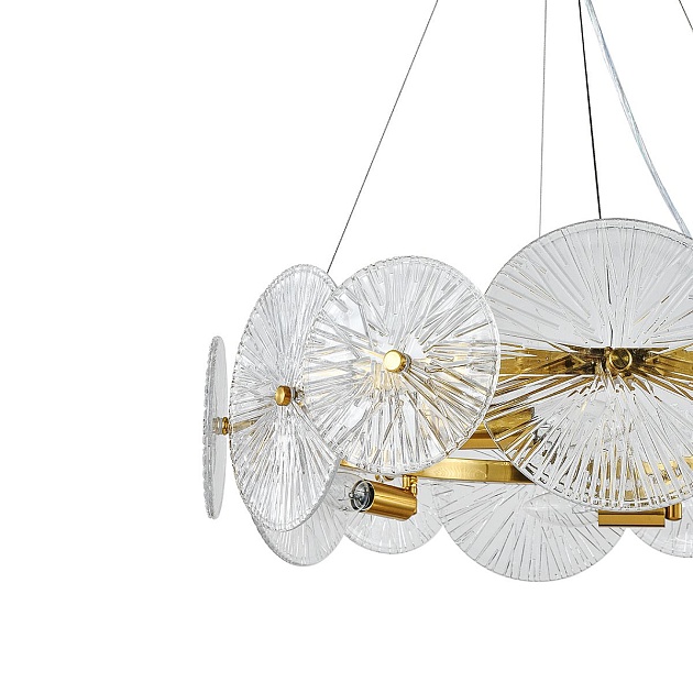 Подвесная люстра Indigo Miele V12021/6P Brass V000604 Фото № 2