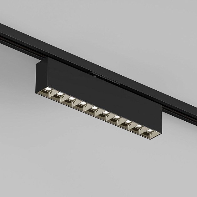 Трековый светодиодный светильник Denkirs Edder DK6434-BK Фото № 1