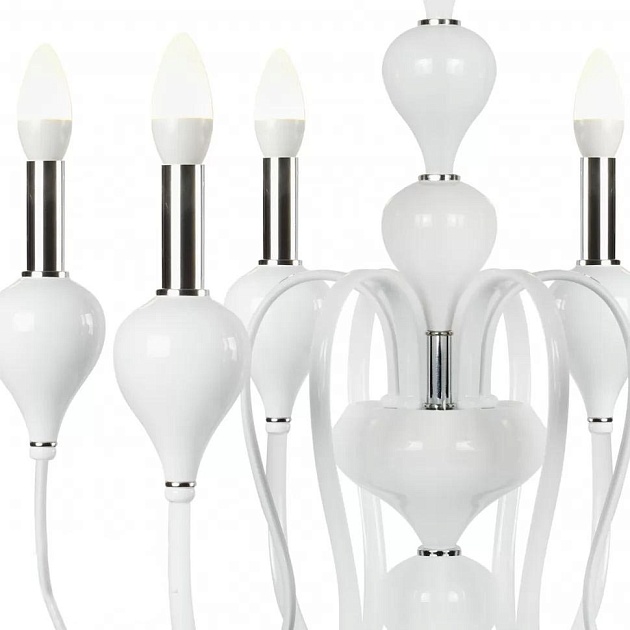 Подвесная люстра iLamp Lady 88003-6 WH Фото № 2