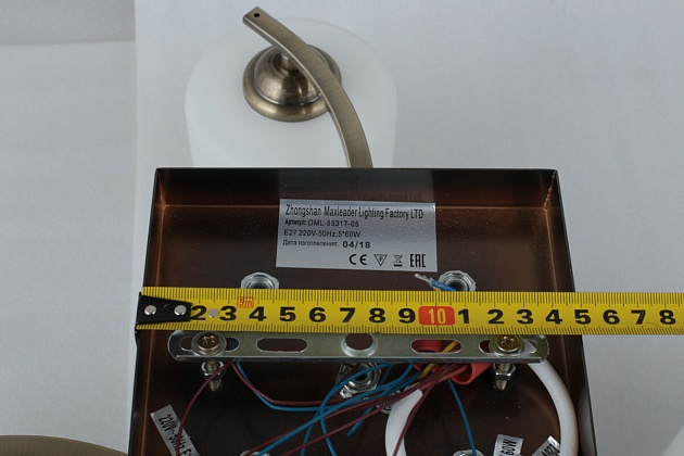 Потолочная люстра Omnilux Pisticci OML-55317-05 изображение 2 Потолочная люстра Omnilux Pisticci OML-55317-05 Фото № 2