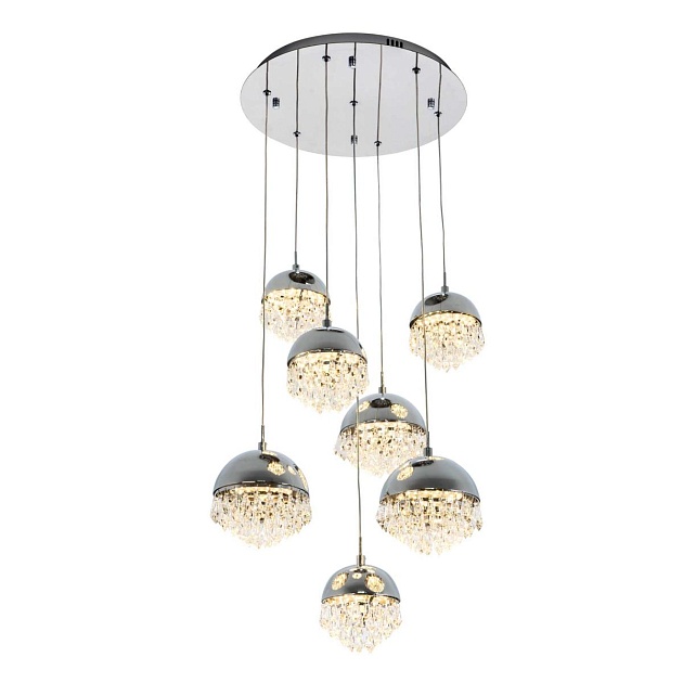 Подвесная светодиодная люстра Modelux ML.2210.7 CR Фото № 1