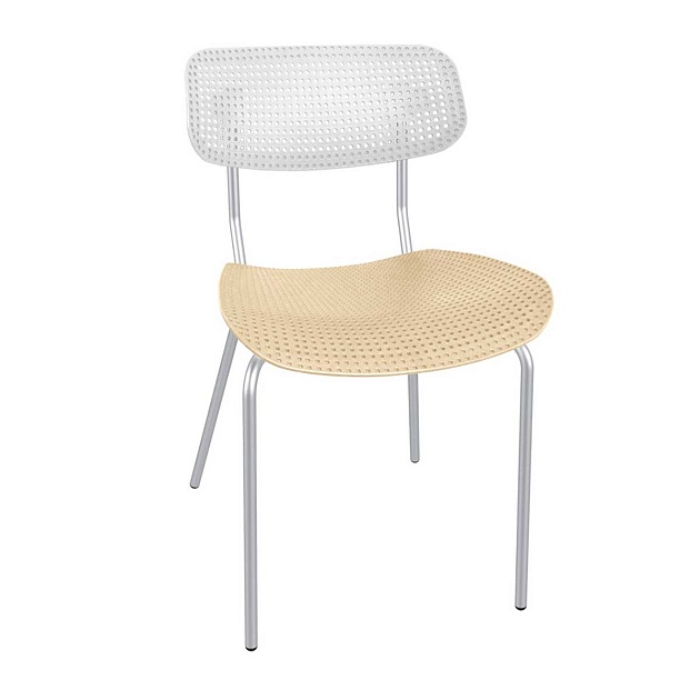 Офисное кресло Sheffilton SHT-S85М белый/бежевый/хром лак 6231798805 Фото № 1