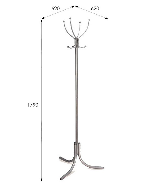 Напольная вешалка Мебелик М 3 001480 изображение 3 Напольная вешалка Мебелик М 3 001480 Фото № 3
