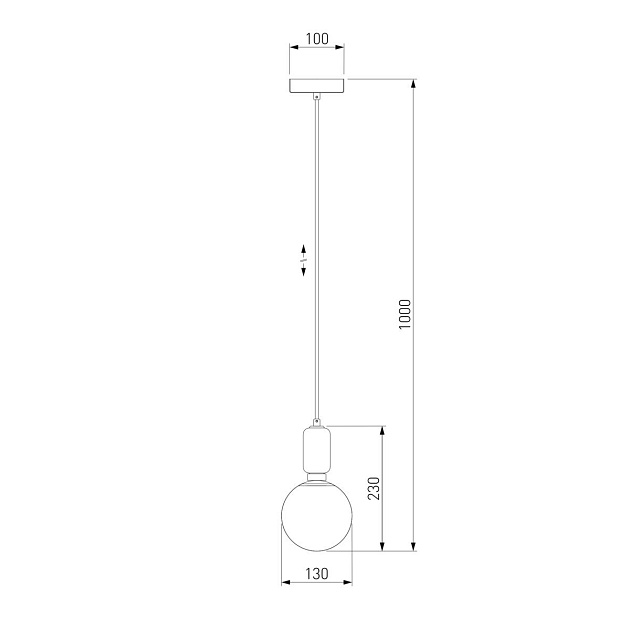 Подвесной светильник Eurosvet Bubble 50151/1 золото изображение 2 Подвесной светильник Eurosvet Bubble 50151/1 золото Фото № 2