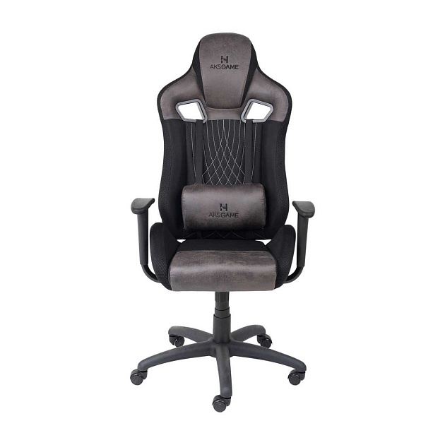 Игровое кресло AksHome Royal серо-коричневый, велюр 85992 Фото № 10