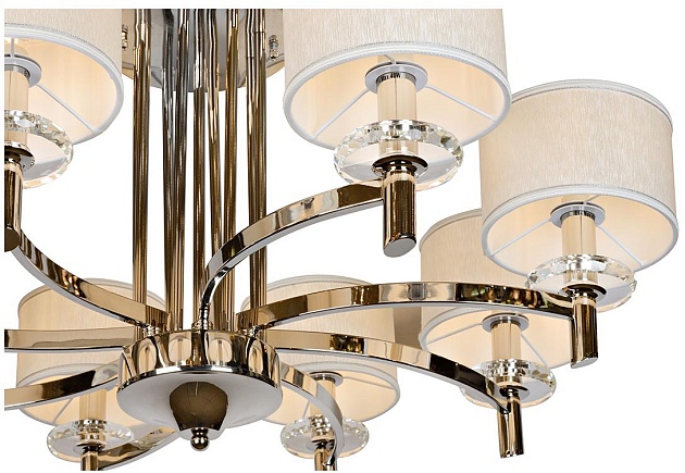 Потолочная люстра iLamp Fusion 88396/8 CR изображение 2 Потолочная люстра iLamp Fusion 88396/8 CR Фото № 2