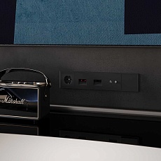 Заглушка Voltum S70 с суппортом, (черный матовый) VLS080108 4