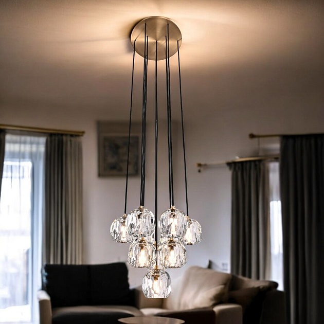 Подвесная люстра Imperium Loft Round Cluster 84597-22 Фото № 9