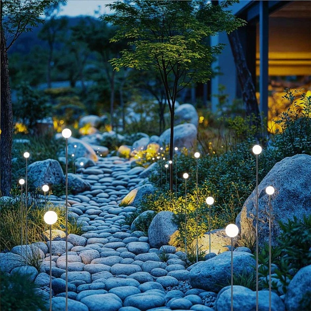 Уличный светильник Odeon Light Nature 7123/1GLB Фото № 2