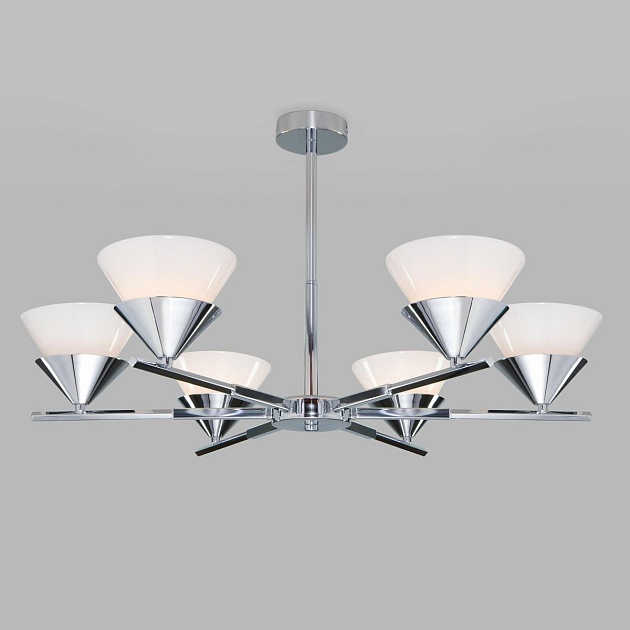 Потолочная люстра Eurosvet Rylee 70138/6 хром изображение 1 Потолочная люстра Eurosvet Rylee 70138/6 хром Фото № 1