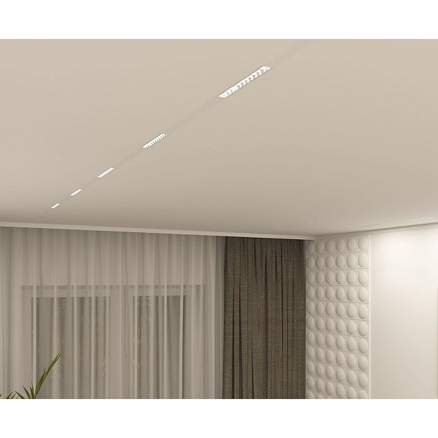 Трековый светодиодный светильник Denkirs Smart Grill DK8001-WH Фото № 4