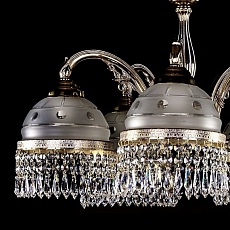 Подвесная люстра Artglass Cassandra V. White Gold CE 2