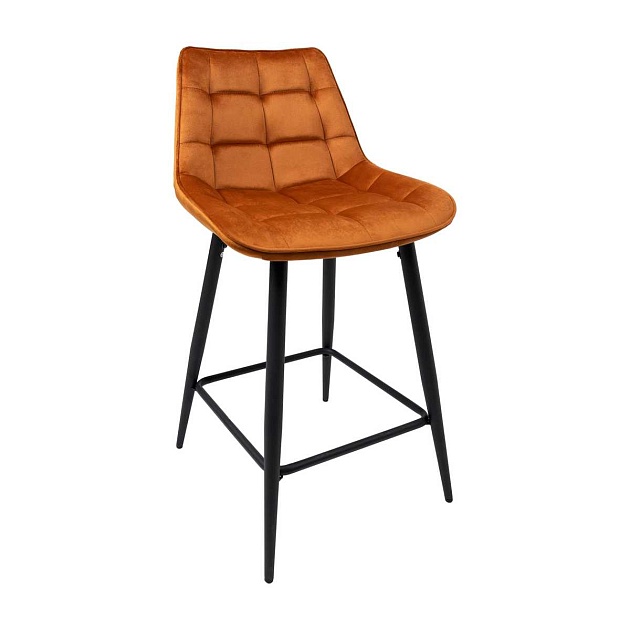 Полубарный стул AksHome Linx кирпичный, велюр 86210 изображение 1 Полубарный стул AksHome Linx кирпичный, велюр 86210 Фото № 1