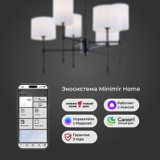 Подвесная люстра Eurosvet Notturno 60162/6 черный Smart 2