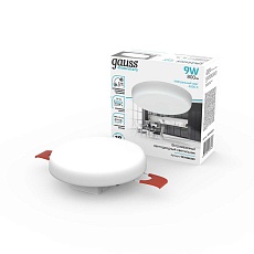 Встраиваемый светодиодный светильник Gauss Elementary Adjustable Frameless 9034460209 5