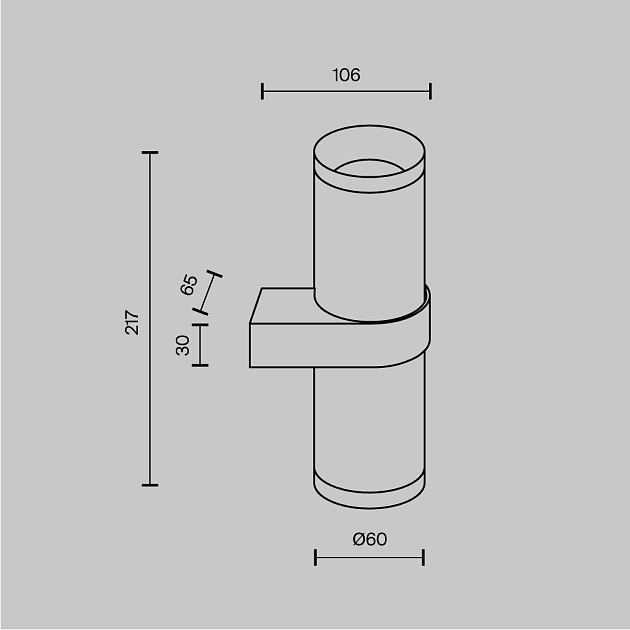 Бра Maytoni Technical Focus Design C069WL-02W Фото № 7