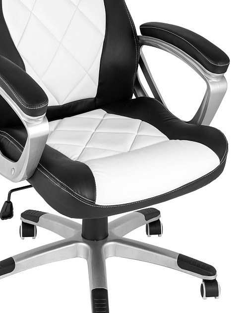 Игровое кресло TopChairs Continental белое SA-2027 white изображение 7 Игровое кресло TopChairs Continental белое SA-2027 white Фото № 7