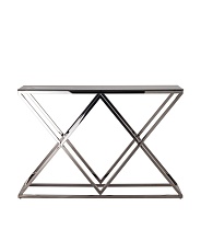 Консоль Stool Group ИНСИГНИЯ 115х30 стекло smoke сталь тёмный хром ECST-026-BG-SK (115x30) 4