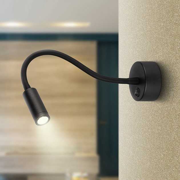 Настенный светодиодный светильник ЭРА WL 33 BK Б0056391 изображение 2 Настенный светодиодный светильник ЭРА WL 33 BK Б0056391 Фото № 2