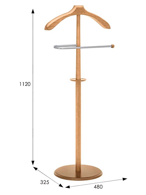 Костюмная вешалка Мебелик В 25Н 007065 изображение 7 Костюмная вешалка Мебелик В 25Н 007065 Фото № 7