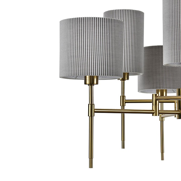 Подвесная люстра Indigo Plisse 13033/6R Brass V000536 Фото № 2