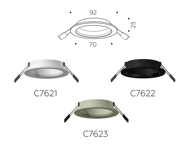 Корпус светильника Ambrella light DIY Spot C7621 Фото № 6