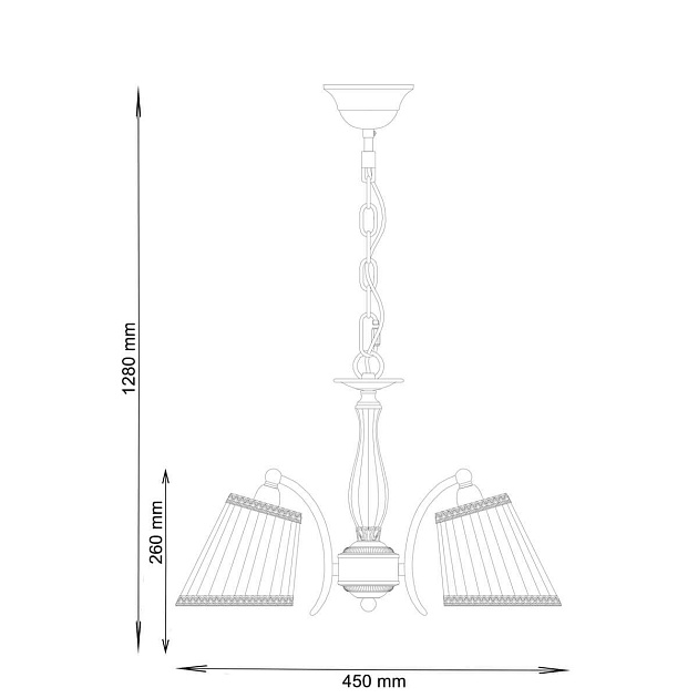 Подвесная люстра Lucia Tucci Firmo 145.3 Ivory Фото № 2