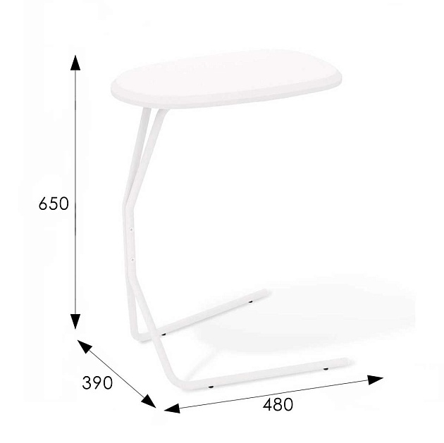 Приставной стол Мебелик SHT-CT22 008666 изображение 4 Приставной стол Мебелик SHT-CT22 008666 Фото № 4