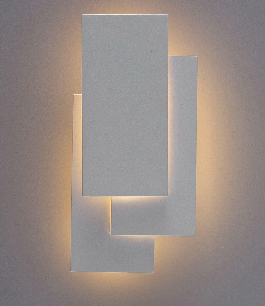 Настенный светодиодный светильник Arte Lamp Trio A1718AP-1WH Фото № 2
