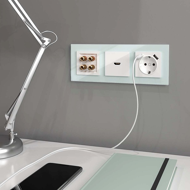 Акустическая розетка Werkel белая W1185001 4690389155536 Фото № 3