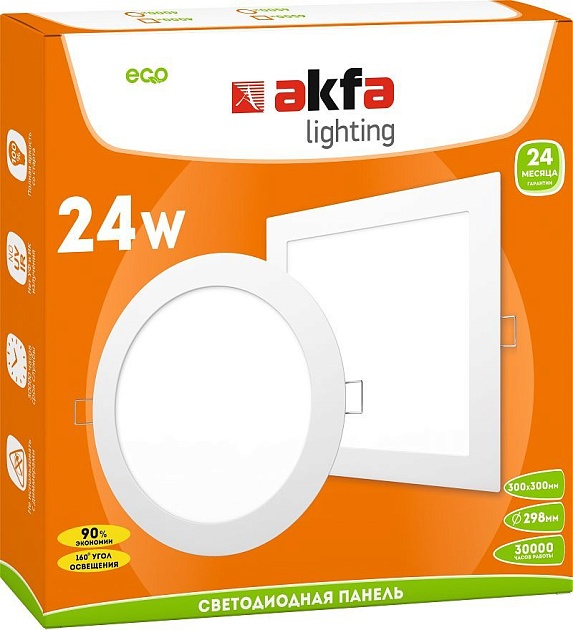 Встраиваемая светодиодная панель Akfa Lighting AK-LPS FLSLPR00000100 изображение 2 Встраиваемая светодиодная панель Akfa Lighting AK-LPS FLSLPR00000100 Фото № 2