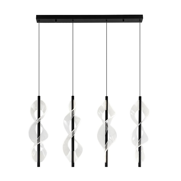Подвесной светодиодный светильник Modelux Modestyle MS.3028.4 BK изображение 1 Подвесной светодиодный светильник Modelux Modestyle MS.3028.4 BK Фото № 1