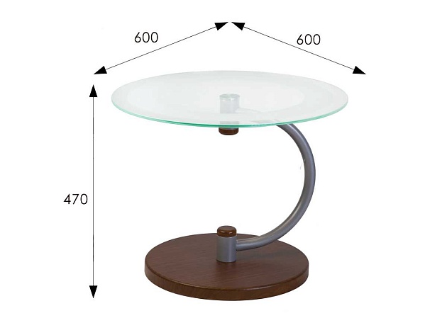 Журнальный стол Мебелик Дуэт 13Н 007331 Фото № 3