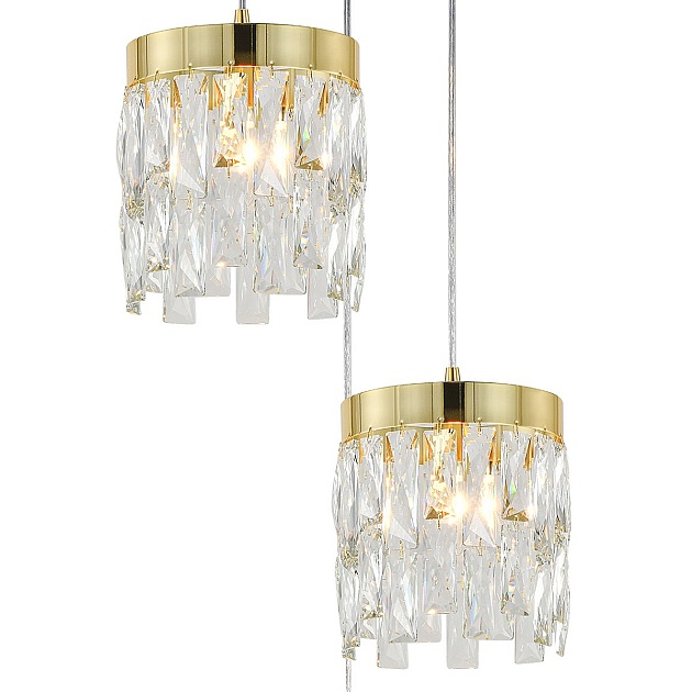 Подвесная люстра Indigo Anna V12029/3P Gold V000495 изображение 3 Подвесная люстра Indigo Anna V12029/3P Gold V000495 Фото № 3