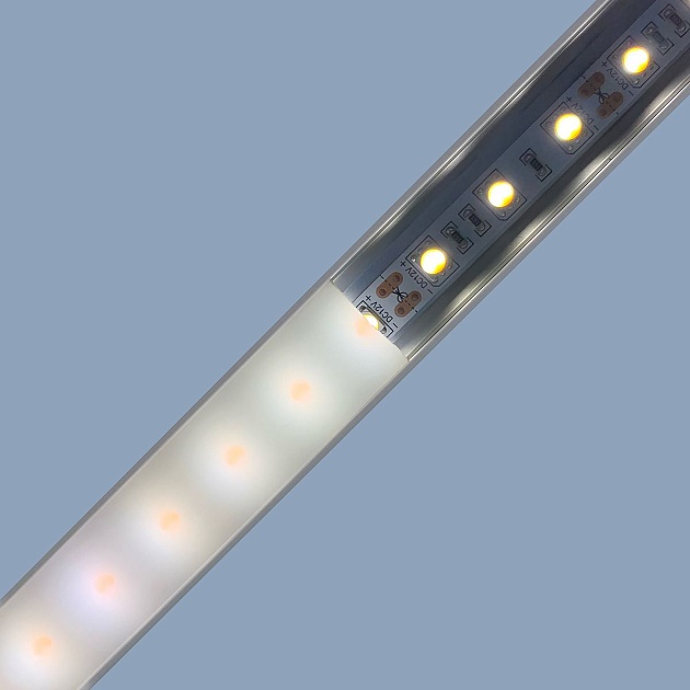 Профиль угловой накладной с рассеивателем серебро 1м. Apeyron 08-31 Фото № 3