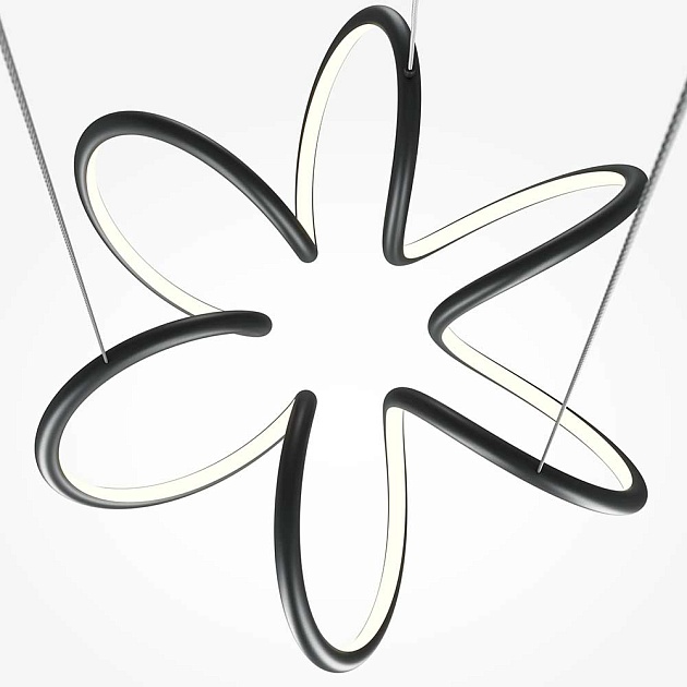 Подвесной светодиодный светильник Maytoni Curve MOD241PL-L60BK изображение 5 Подвесной светодиодный светильник Maytoni Curve MOD241PL-L60BK Фото № 5