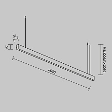Линейный светильник Maytoni Technical LL312012 5