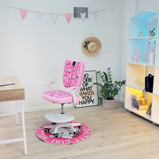 Детское кресло AksHome Pegas розовый с котятами, ткань 75262 изображение 12 Детское кресло AksHome Pegas розовый с котятами, ткань 75262 Фото № 12