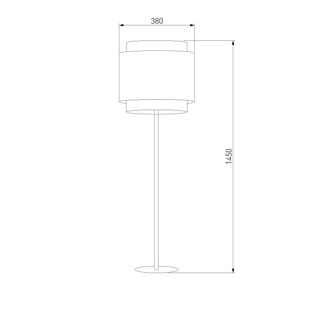 Торшер TK Lighting 5568 Boho Black Фото № 2