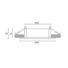 Встраиваемый светильник Hesby Lighting Hesby Atlas 220В-GU5.3, белый HSBL_0086 2