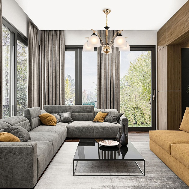 Подвесная люстра Escada Actinidia 2123/5P изображение 5 Подвесная люстра Escada Actinidia 2123/5P Фото № 5