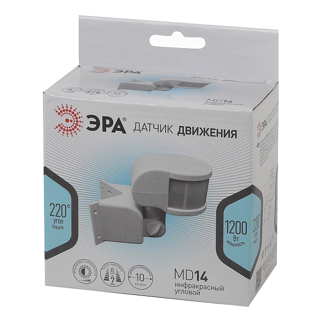 Датчик движения инфракрасный ЭРА MD 014 Б0043791 Фото № 2
