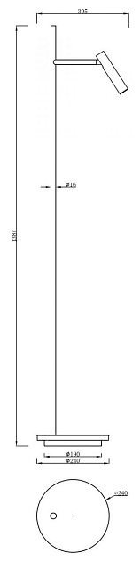 Торшер Deko-Light Brahe 343025 изображение 2 Торшер Deko-Light Brahe 343025 Фото № 2