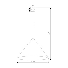 Подвесной светильник TK Lighting 10090 Cono 1