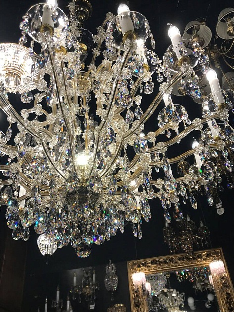 Подвесная люстра Artglass Maria Terezia 5 Vachtle CE изображение 4 Подвесная люстра Artglass Maria Terezia 5 Vachtle CE Фото № 4