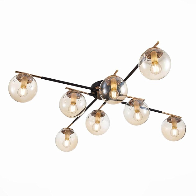 Потолочная люстра Evoluce LITERNO SLE106902-08 изображение 2 Потолочная люстра Evoluce LITERNO SLE106902-08 Фото № 2